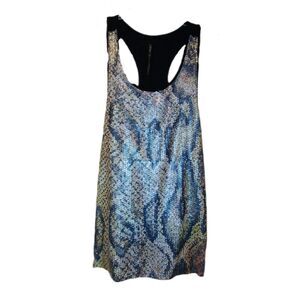The Classic Large Snake Sequin Design Tank Size S Club Disco Party NYE